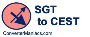 CEST to SGT Converter.